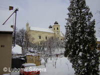 Bojkovice, město v zimě