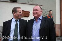 Návštěva ministra kultury V. Jandáka